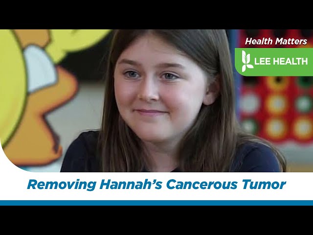 Removing Hannah’s Cancerous Tumor