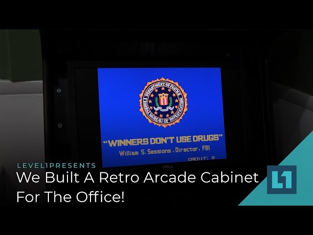 We Built A Retro Arcade Cabinet For The Office!