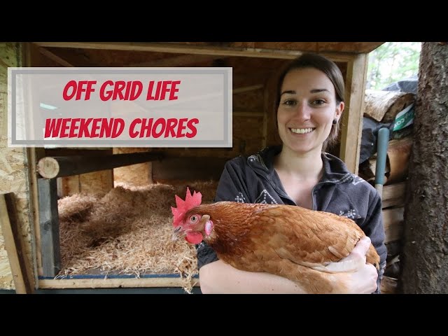 Off Grid Living - Weekend Chores