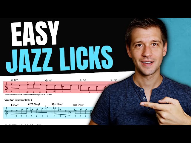 Play These 6 Easy Licks On Any Jazz Song