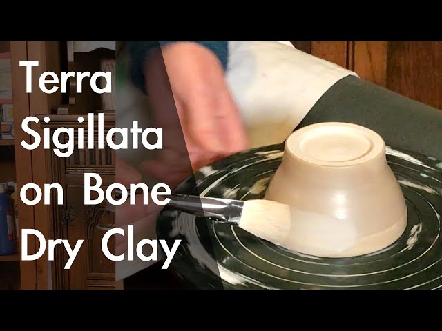 Terra Sigillata on bone dry clay