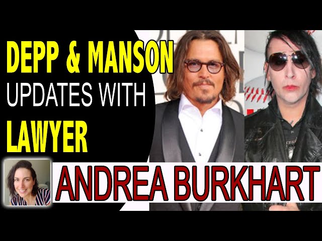 🔴 Depp & Manson Updates with Andrea Burkhart - Livestream
