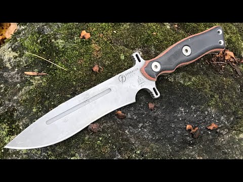 TOPS Operator 7 Combat / Survival Knife + Little Bugger (And Sheath from Black Bear Custom Kydex)