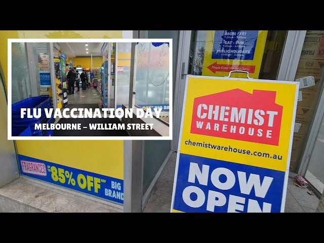🇦🇺 Masters in Melbourne | getting my first flu vaccine at Chemist Warehouse