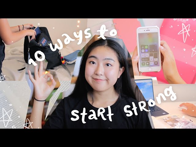 how to start your school year strong ✨ 10 things to do asap
