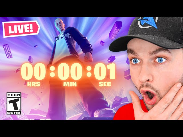 *NEW* Fortnite x Eminem Event COUNTDOWN! (Play With Me - BOSS Bottled) #ad
