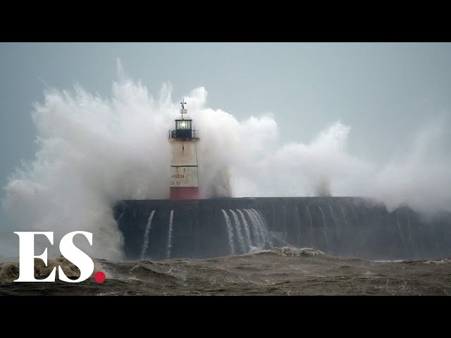 Storm Ciara: Travel disruption as UK hit by severe gales