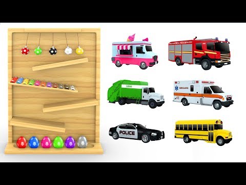 Learn Colors with Street Vehicles Toys