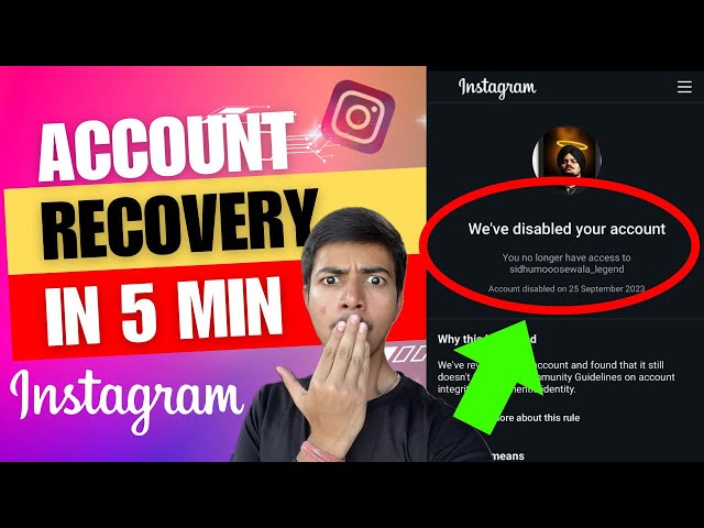 We have Disabled your Account Instagram | How To Recover Instagram Disabled Account |