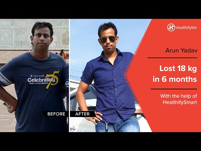 WEIGHT LOSS SUCCESS STORY - How Arun Lost 18 Kgs In 6 Months Using HealthifyMe App | HealthifyMe