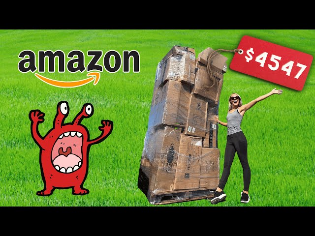 We Bought A MONSTER Amazon Returns Pallet For $600 - Unboxing $4500 In MYSTERY Items!
