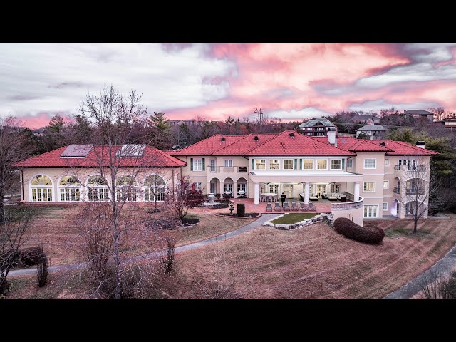 OVERNIGHT in a $3,000,000 MEGA Mansion with a Waterfall, Indoor Pool, and Movie Theater