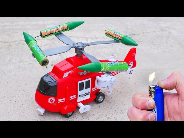 Experiment: Helicopter and Fireworks