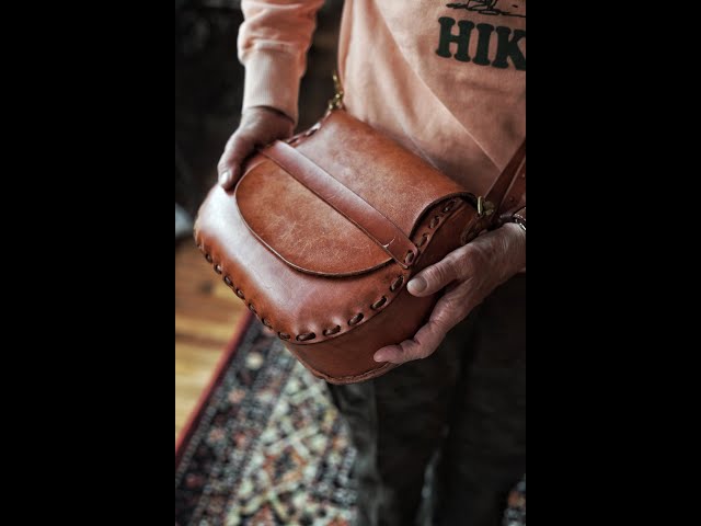 Conditioning Mom's Leather Bag ASMR