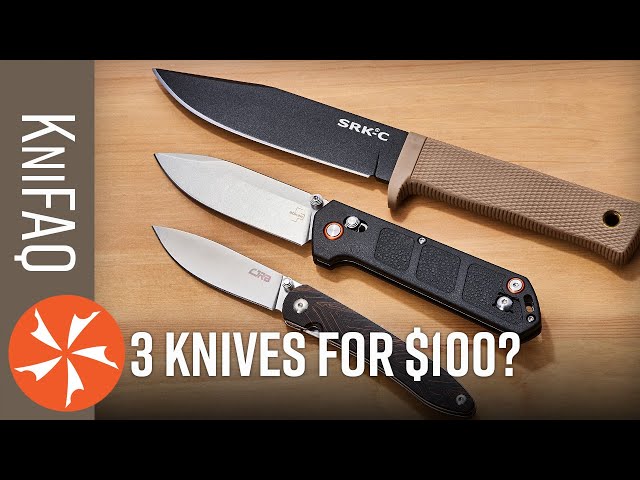 KnifeCenter FAQ #167: $100 Three Knife Challenge