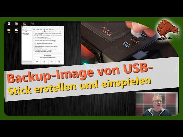 Backup von USB-Sticks, Image von USB-Stick erstellen