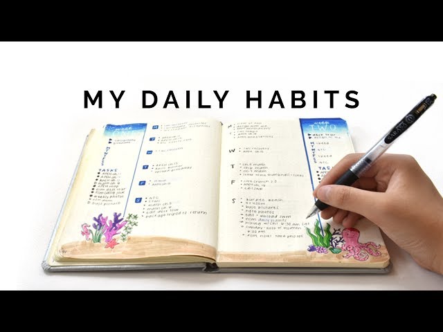 my daily habits 🌙 student routine for productivity + de-stressing
