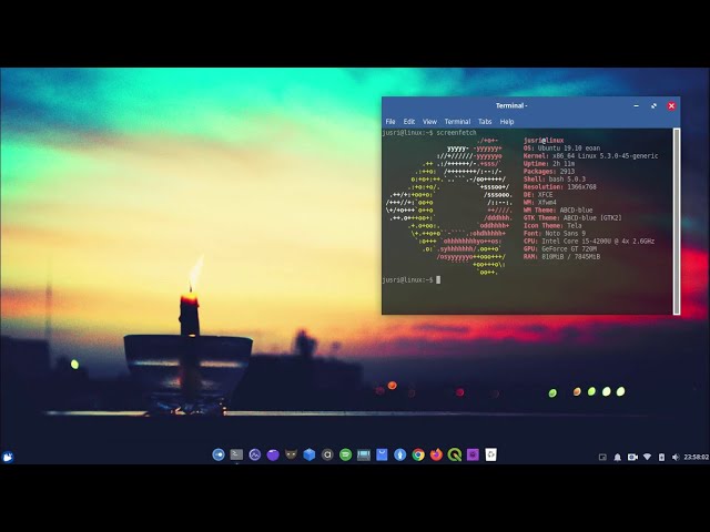 Customize xfce desktop for 2020