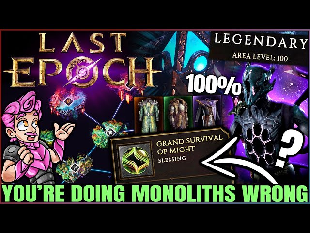 Last Epoch - Don't Get THIS Wrong - EASY FAST Monoliths Guide - Best Monolith Item Gear & XP Farm!