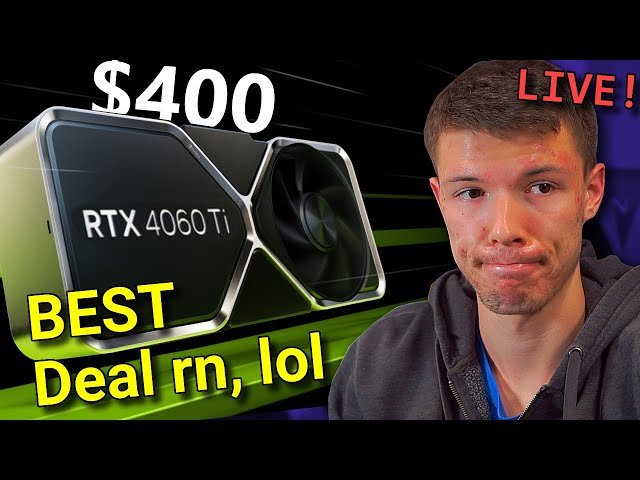 RTX 4060 REVEALED! Are You Buying??  |  LIVE!