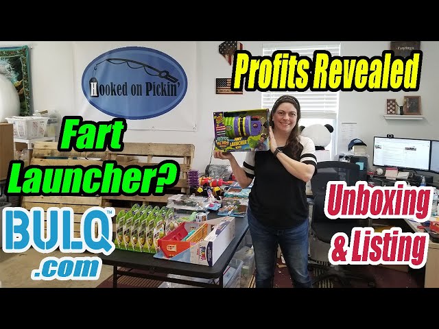 Bulq.com Unboxing & Listing - What is a FART lAUNCHER? - What is my profit? Online Reselling