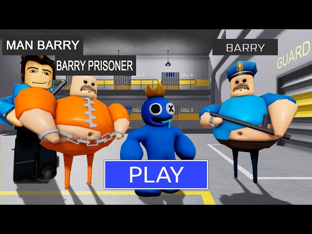 BARRY COP'S PRISON RUN ESCAPING SCARRY OBBY ! FULL GAME Walkthrough