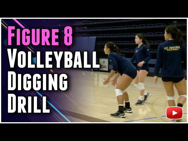 Inside Volleyball Practice - Figure 8 Drill for Defensive Specialists - Coach Ashlie Hain