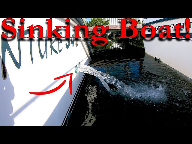 Finding a WATER LEAK In A BOAT!
