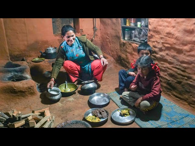 Village life Daily Routine | Rural life in Nepal | Making Nepali Dhido in Traditional way