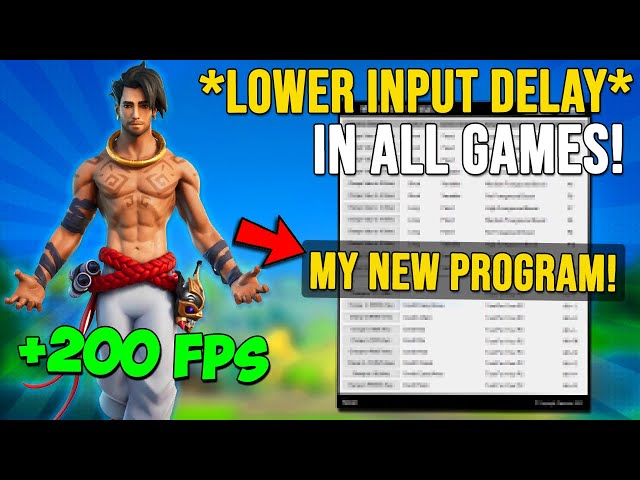 How to DRASTICALLY Lower Input Delay in ALL GAMES! - New Program Method!