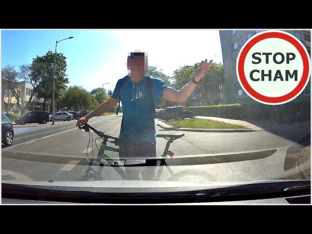 "Wtargnięcie" rowerzysty na przejazd rowerowy w Płocku #1478 Wasze Filmy