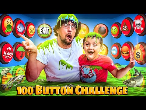 100 Mystery Button Challenge! Only 1 WILL SAVE YOU & help Escape the Box with CASH $$ (FV Family)