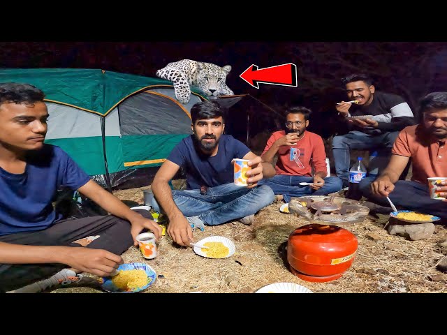 Night Camping In Dangerous Forest | आखिर तेंदुए से सामना हो ही गया 😱