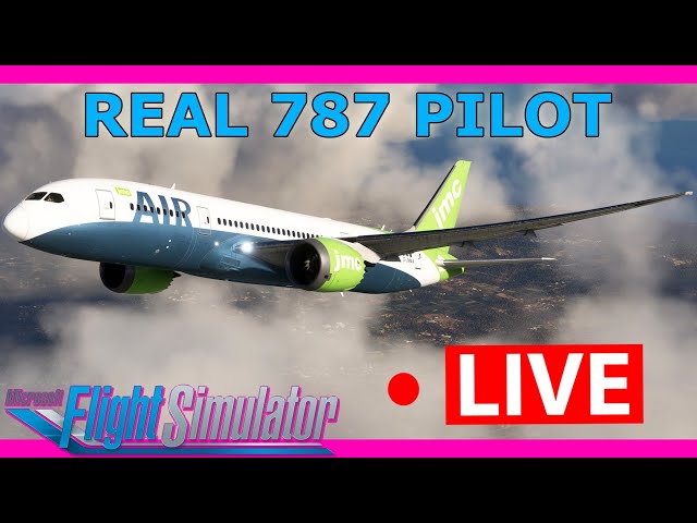 Real 787 Pilot Flies the Kuro 787-8 Live! To Palma