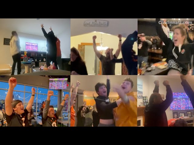 Bengals fan reaction to Cincinnati winning the 2022 AFC Championship, Super Bowl 56 berth