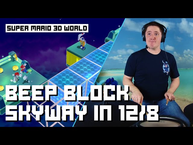 Beep Block Skyway But In 12/8 Time Signature On Drums!