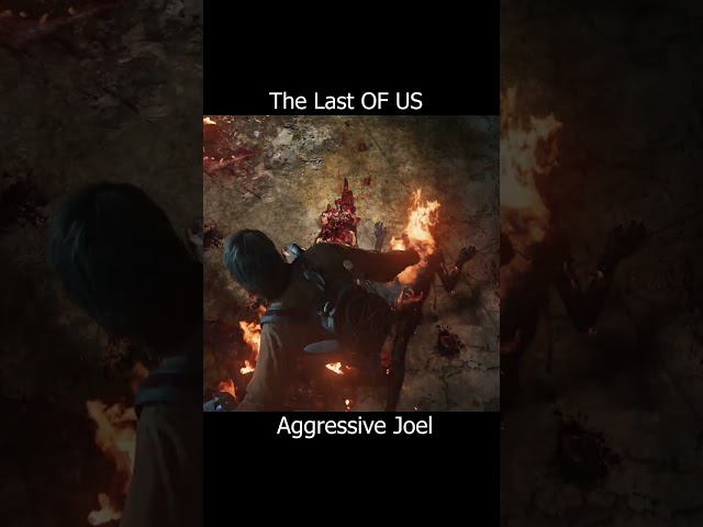 Aggressive Joel - The Last of Us 1 Remake ( Grounded ) #shorts