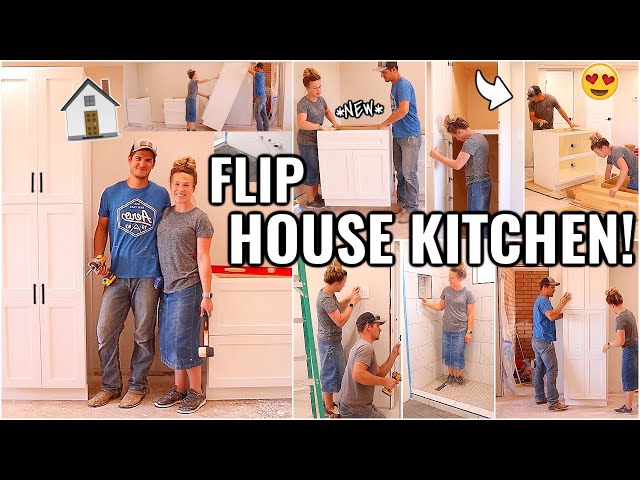 RENOVATION HOUSE KITCHEN INSTALL!!🏠 HOUSE TO HOME Little Brick House Episode 7