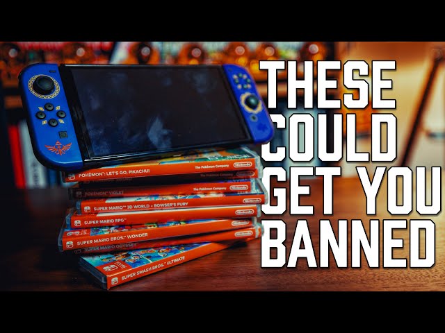 USED Switch games can get your account BANNED now