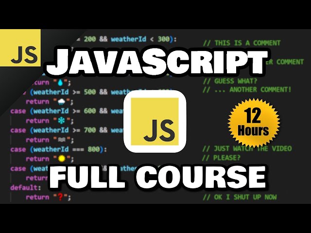 JavaScript Full Course for free 🌐 (2024)