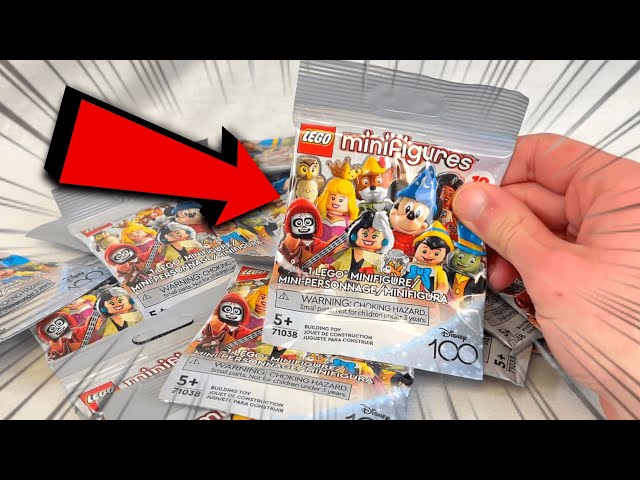 LEGO Disney 100 Minifigures Unboxing!!!