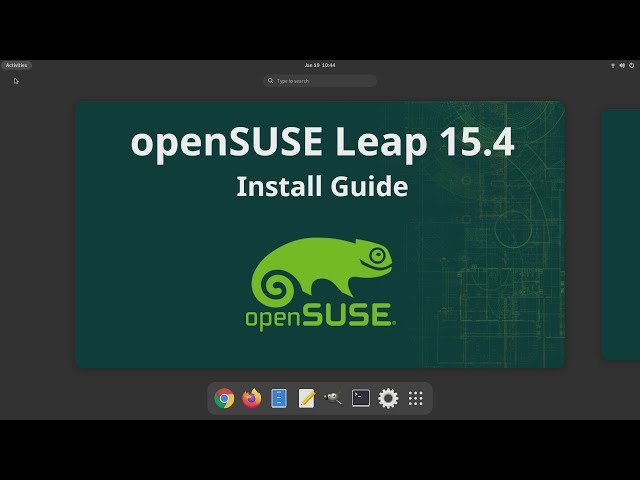 openSUSE Leap 15.4 Install Guide [USB Media Creation, Multiboot, GNOME 41 Quick Tour]
