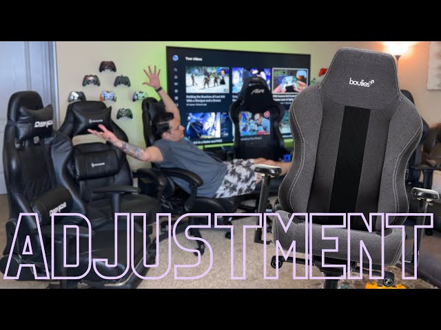 Boulies Master Series Gaming Chair Review-Weird Lumbar But Still Comfy