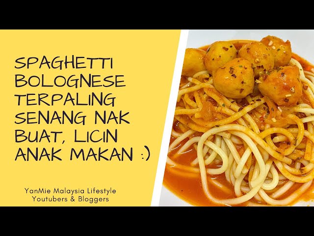 Masak Spaghetti Simple Tapi Sedap