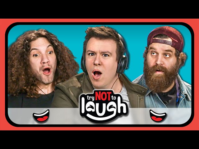 YouTubers React To Try to Watch This Without Laughing Or Grinning #25