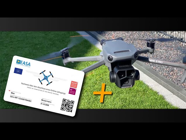 DJI Mavic 3 Pro Drohnenführerschein A2 Verlosung DroneClass Drohne Drohnenklasse C2