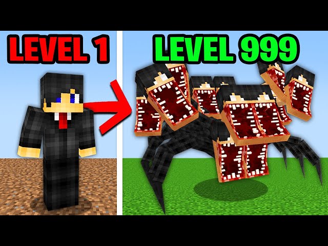 Minecraft but You Turn into a MONSTER!