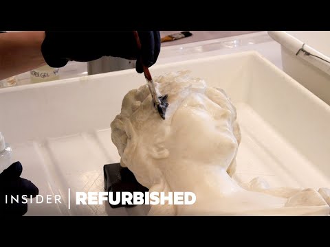 How A Century-Old Italian Marble Statue Is Professionally Restored | Refurbished