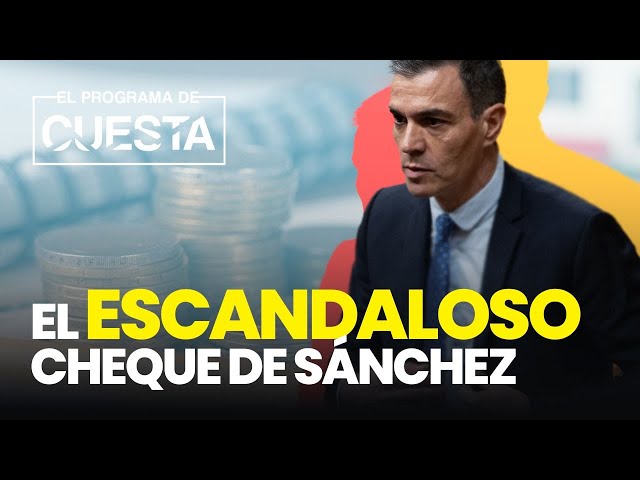 Carlos Cuesta expone el multimillonario cheque que Sánchez ofrece a Junts para seguir en Moncloa.