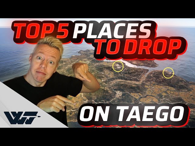 GO HERE FIRST! - My TOP 5 places to drop on TAEGO - PUBG
